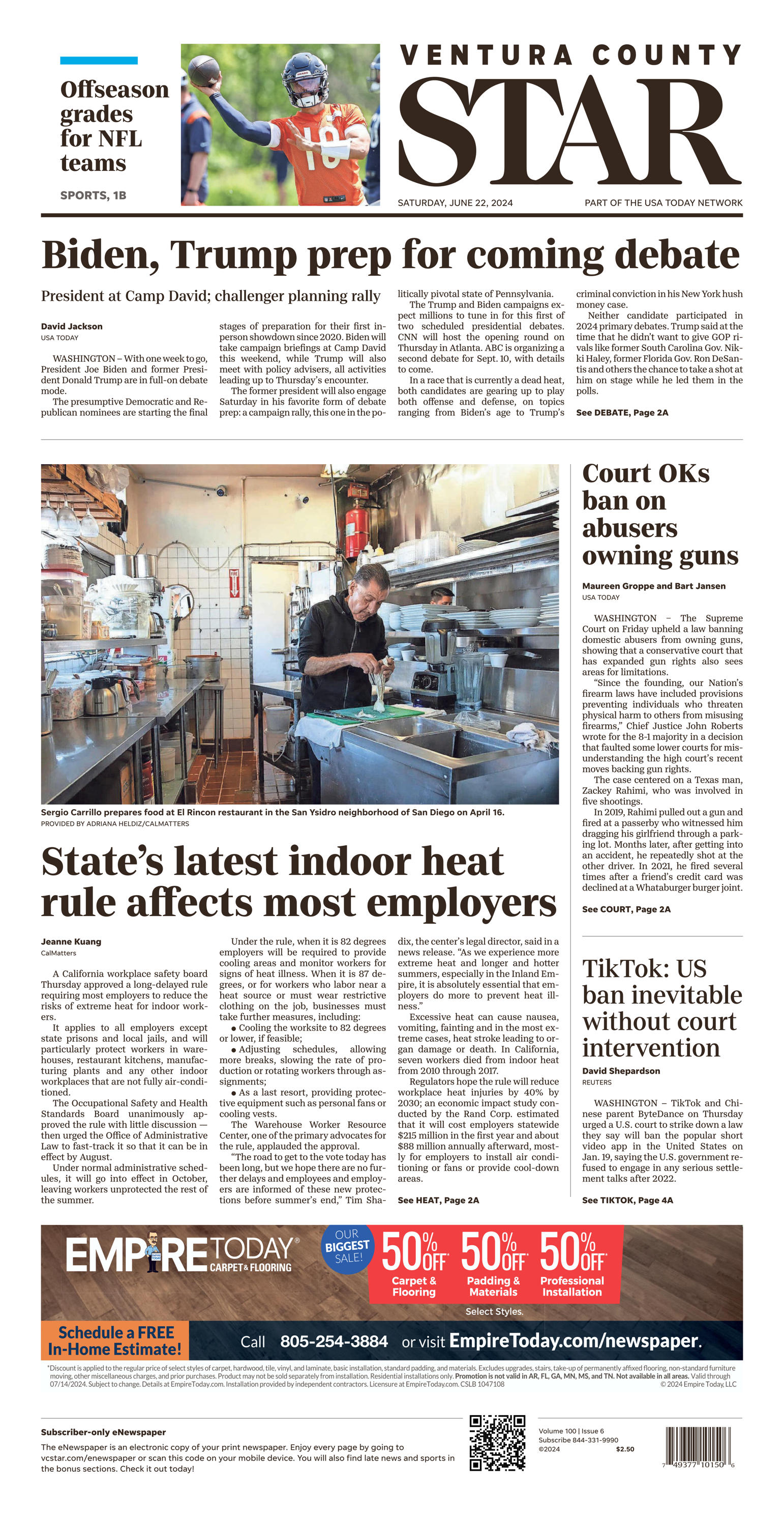 Ventura County Star Front Page