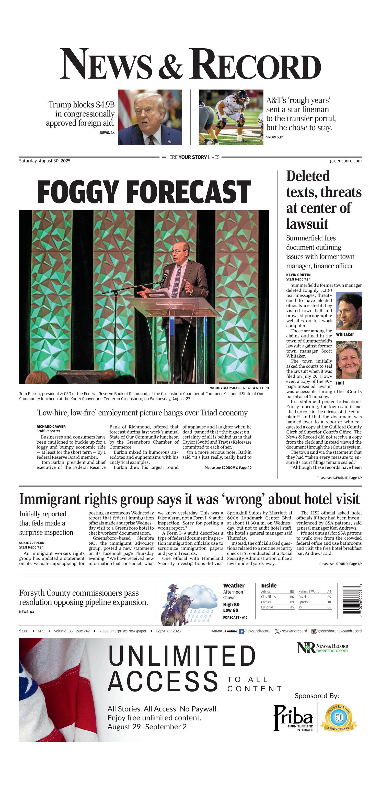 News Record Front Page