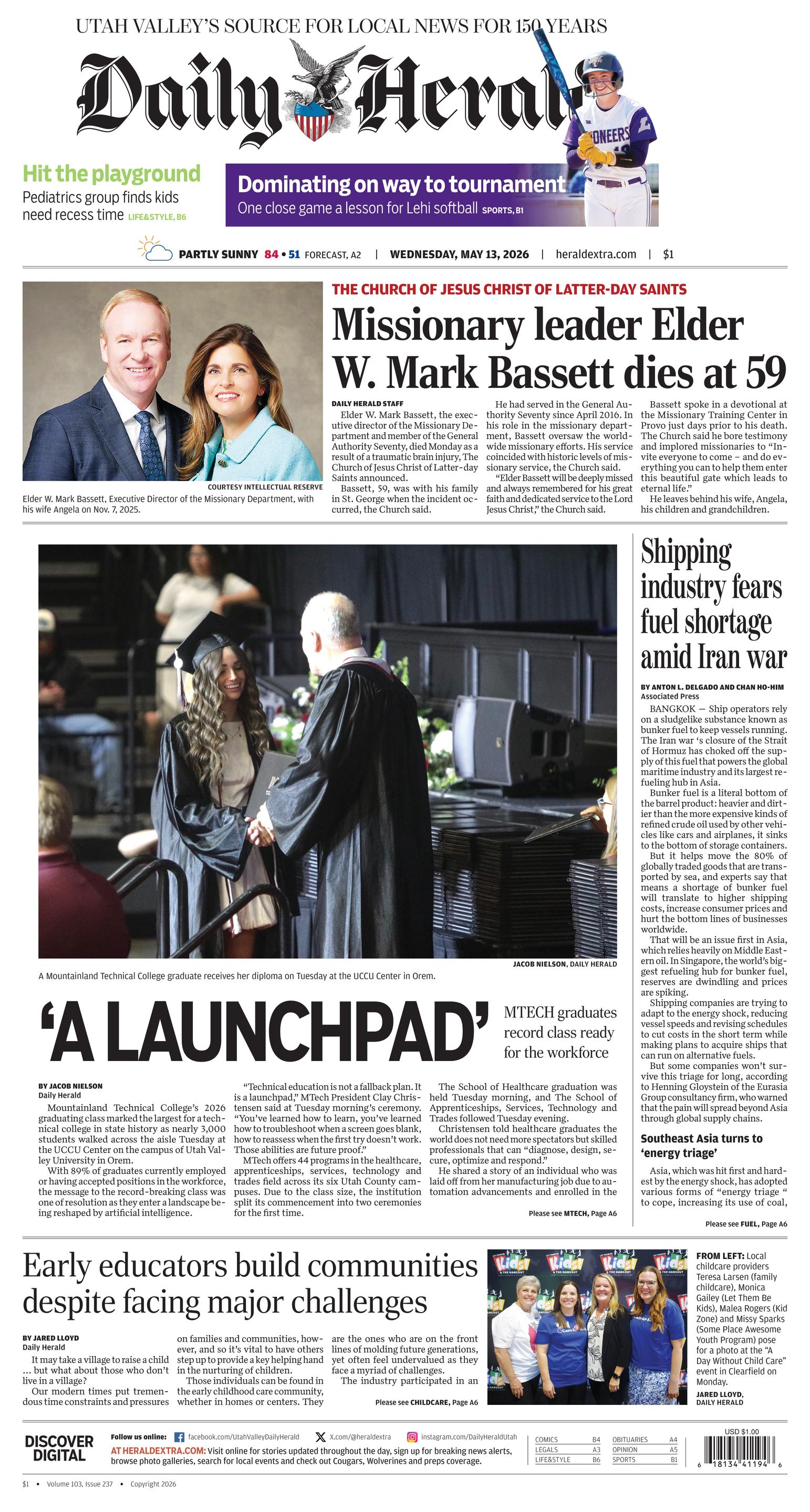 The Daily Herald Front Page