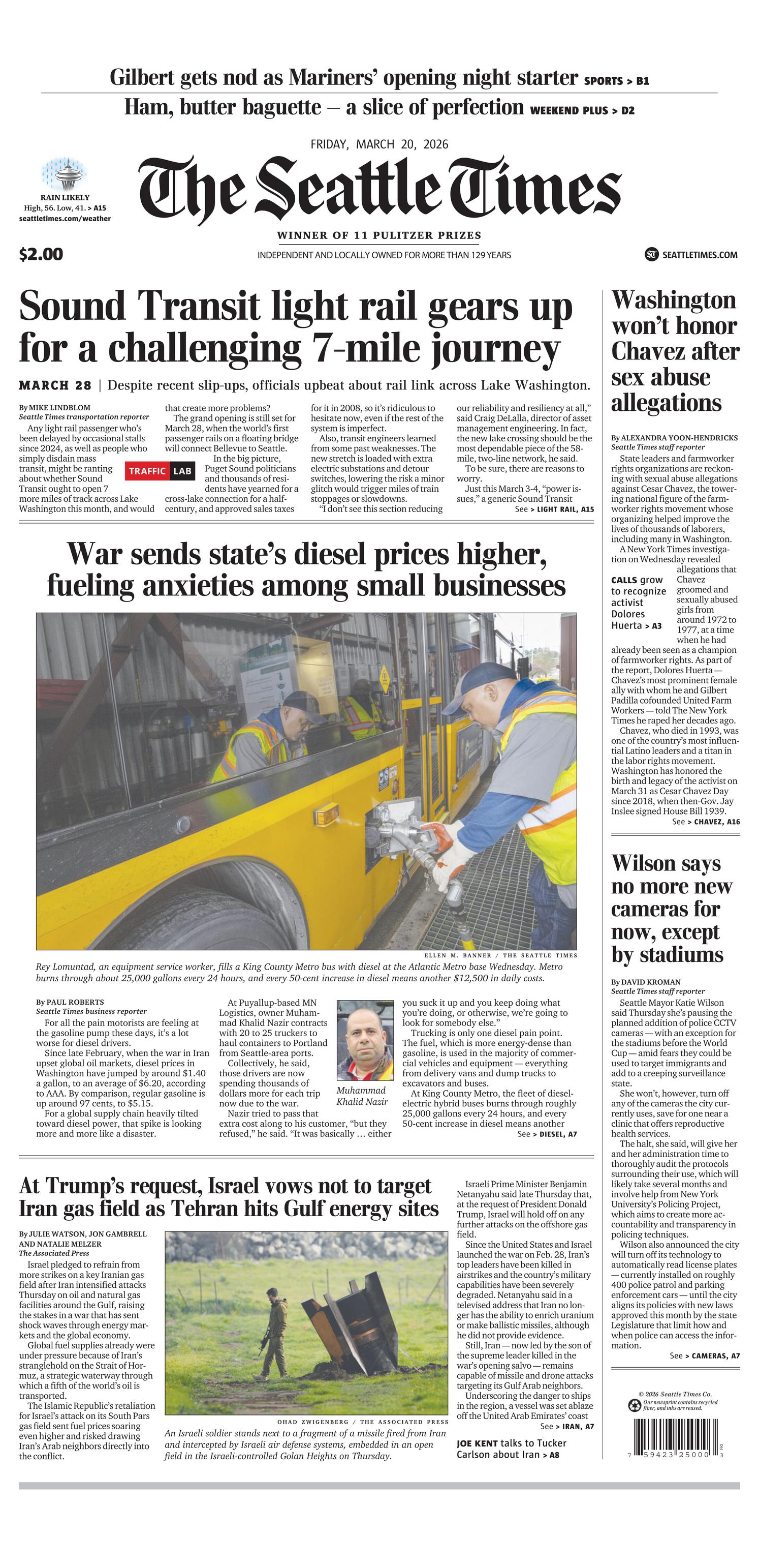 Newspaper Front Page Index Dynamic News – ThemeZee