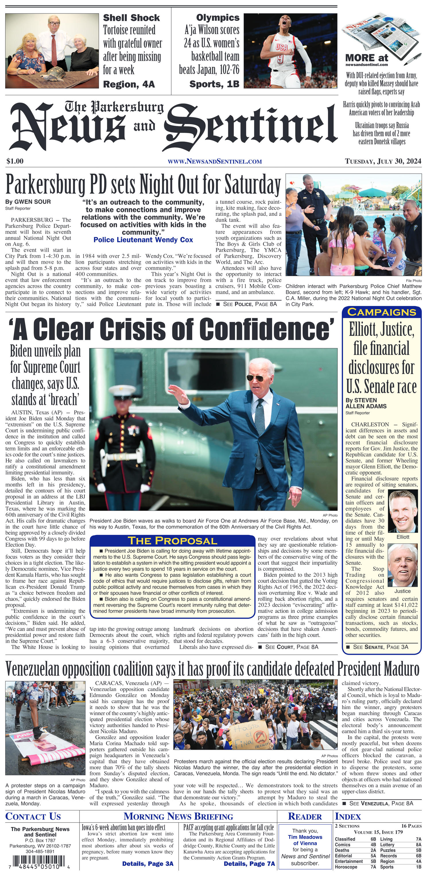 Obits Parkersburg News And Sentinel - 7435y9o